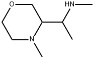 3-Morpholinemethanamine, N,α,4-trimethyl- Struktur