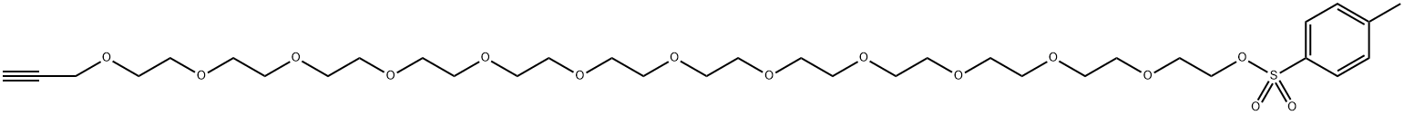 Propargyl-PEG12-OTs Struktur