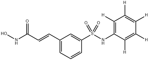 Belinostat-d5 Struktur