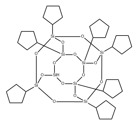 PSS-HYDRIDO-HEPTACYCLOPENTYL SUBSTITUTE& Struktur