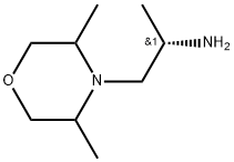 4-Morpholineethanamine, α,3,5-trimethyl-, (αS)- Struktur