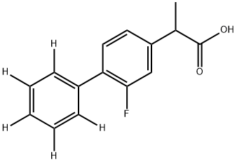 FLURBIPROFEN-D5 Struktur