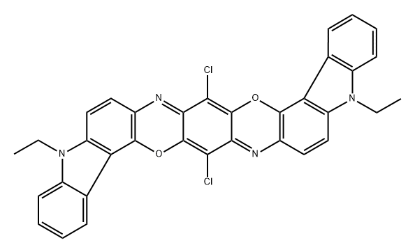 C.I.  Pigment  Violet  23 Struktur