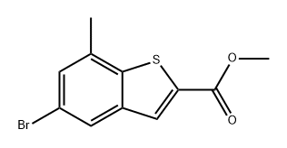 methyl 5-bromo-7-methylbenzo[b]thiophene-2-carboxylate Struktur