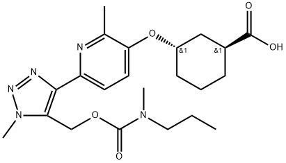 BMS-986278 Struktur