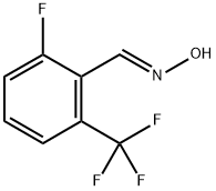 Benzaldehyde, 2-fluoro-6-(trifluoromethyl)-, oxime, [C(E)]- Struktur