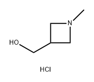 3-Azetidinemethanol, 1-methyl-, hydrochloride (1:1) Struktur