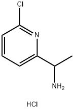 2-Pyridinemethanamine, 6-chloro-α-methyl-, hydrochloride (1:1) Struktur