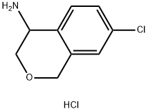 7-Chloroisochroman-4-amine? hydrochloride Struktur