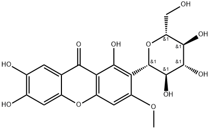 Homomangiferin Struktur