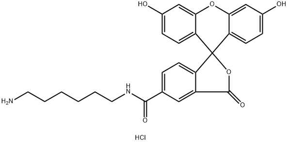 5-FAM amine HCl Struktur