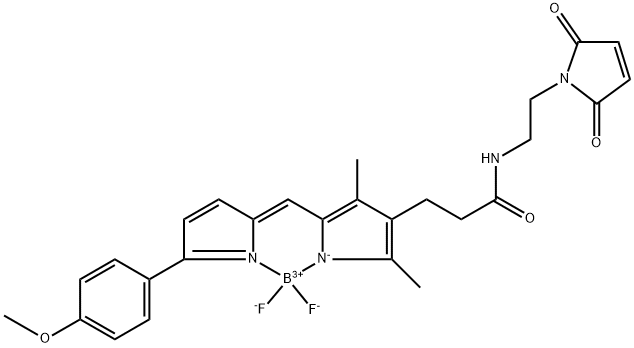 BDP TMR maleimide Struktur