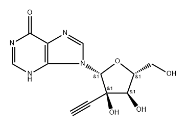 2’-beta-C-Ethynyl inosine Struktur