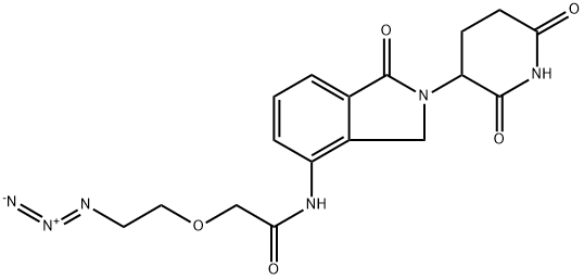 Lenalidomide-PEG1-azide Struktur