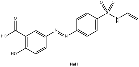 POLY(1-(4-(3-CARBOXY-4-HYDROXYPHENYLAZO& Struktur