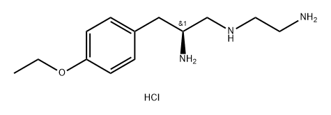 (S)-1-(4-Ethoxybenzyl)-3-azapentane-1,5-diaminedihydrochlorid Struktur