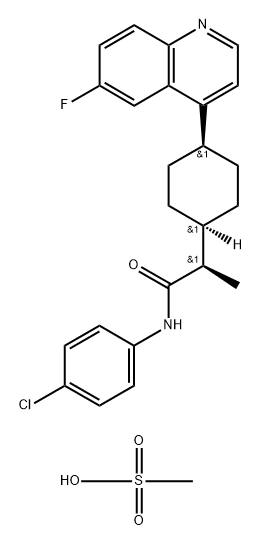 Linrodostat mesylate Struktur