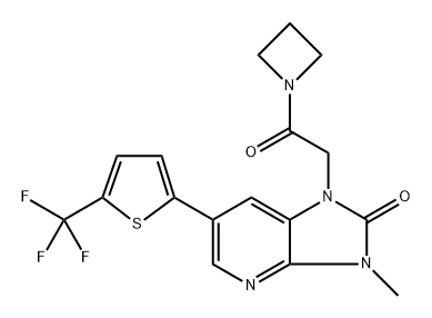 GluN2B receptor modulator-1 Struktur