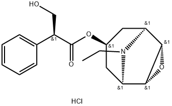 N-Ethylnorhyoscine Hydrochloride Struktur