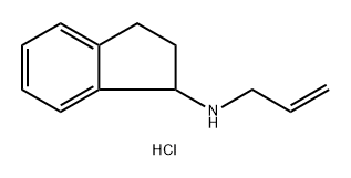 N-(prop-2-en-1-yl)-2,3-dihydro-1H-inden-1-amine hydrochloride Struktur