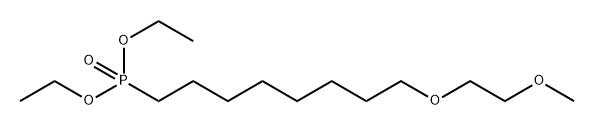 m-PEG2-C6-phosphonic acid ethyl ester Struktur