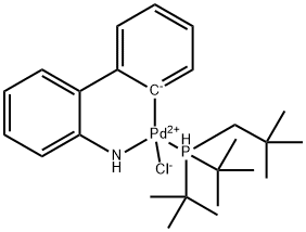 氯[(二叔丁基新戊基膦)-2-(2-氨基聯(lián)苯)]鈀(II), 2230788-59-5, 結(jié)構(gòu)式