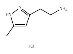 1H-Pyrazole-3-ethanamine, 5-methyl-, hydrochloride (1:1) Struktur