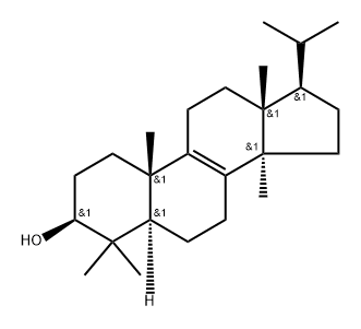 (3S,5S,10S,13R,17R)-4,4,10,13,14-pentamethyl-17-propan-2-yl-2,3,5,6,7, 11,12,15,16,17-decahydro-1H-cyclopenta[a]phenanthren-3-ol Struktur