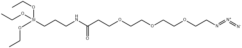 Azido-PEG3-triethoxysilane Struktur