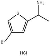 1-(4-BROMOTHIOPHEN-2-YL)ETHAN-1-AMINE HYDROCHLORIDE Struktur