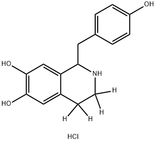 Higenamine-d4 Struktur