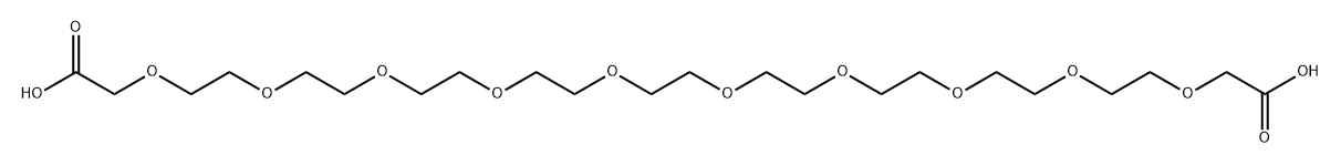 CH2COOH-PEG9-CH2COOH Struktur