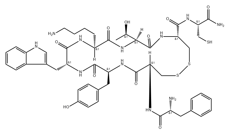 Nendratareotide Struktur