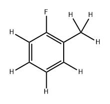 Benzene-1,2,3,4-d4, 5-fluoro-6-(methyl-d3)- Struktur