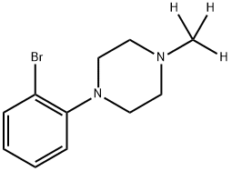 1-(2-Bromophenyl)-4-(methyl-d3)piperazine Struktur