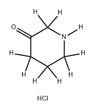 piperidin-3-one-d9 deuterium chloride Struktur