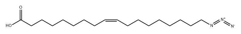 9-Octadecenoic acid, 18-azido-, (9Z)- Struktur