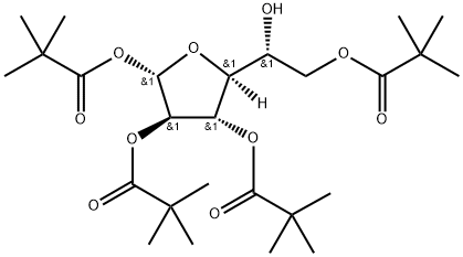 β-D-Galactofuranose 1,2,3,6-Tetrakis(2,2-diMethylpropanoate) Struktur