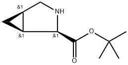 tert-butyl (1S,2R,5R)-3-azabicyclo[3.1.0]hexane-2-carboxylate Struktur