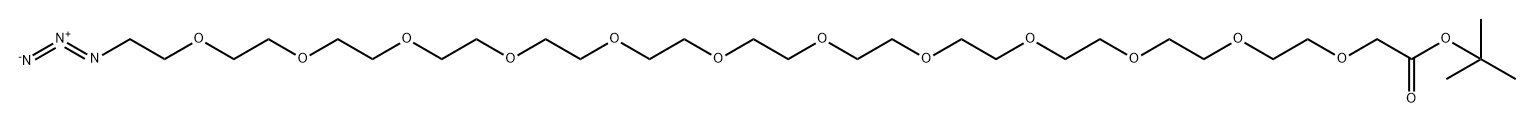 Azido-PEG12-CH2COOtBu Struktur