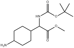 methyl
2-(4-aminocyclohexyl)-2-{[(tert-butoxy)carbonyl]a
mino}acetate Struktur