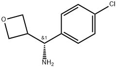 (S)-(4-chlorophenyl)(oxetan-3-yl)methanamine Struktur