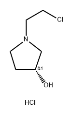 (3R)-1-(2-chloroethyl)pyrrolidin-3-ol hydrochloride Struktur