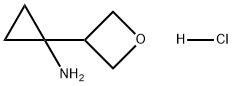 Cyclopropanamine, 1-(3-oxetanyl)-, hydrochloride (1:1) Struktur