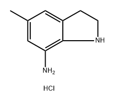 5-methylindolin-7-amine dihydrochloride Struktur