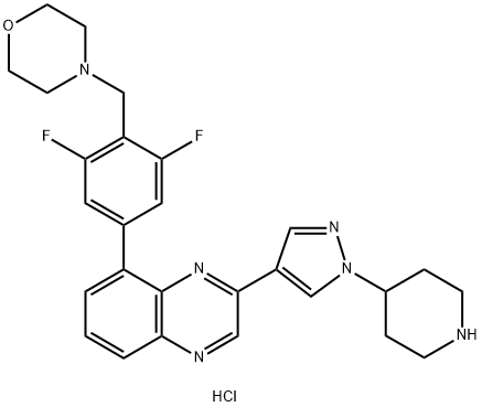 NVP-BSK805 Trihydrochloride Struktur