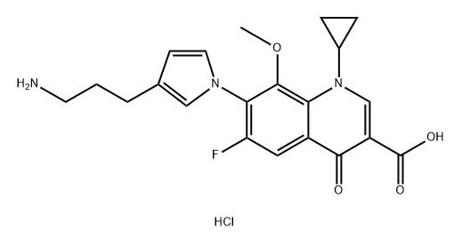 Moxifloxacin Impurity 80 Struktur