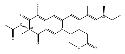 Penazaphilone F Struktur