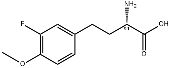 H-L-HomoPhe(3-F,4-OMe)-OH Struktur