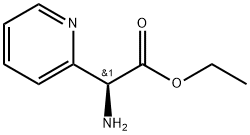 2-Pyridineacetic acid, α-amino-, ethyl ester, (αS)- Struktur